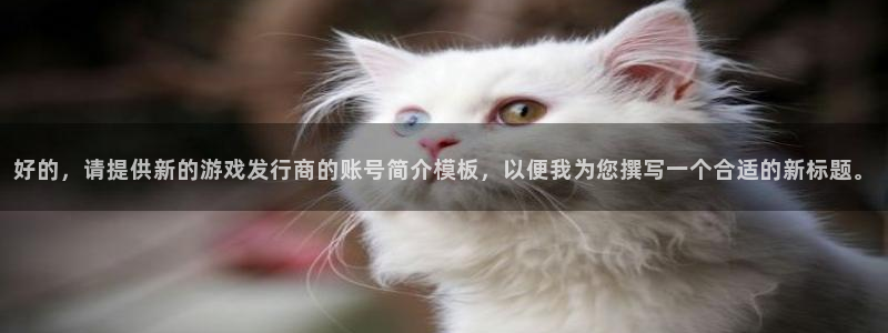 杏耀电子商务怎么样：好的，请提供新的游戏发行商的账号简介模板，以便我为您撰写一个合适的新标题。